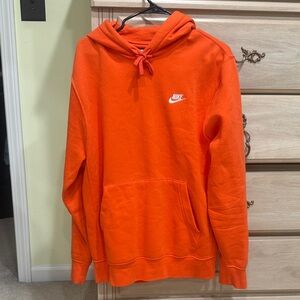 Nike Men's Bright Orange Hoodie